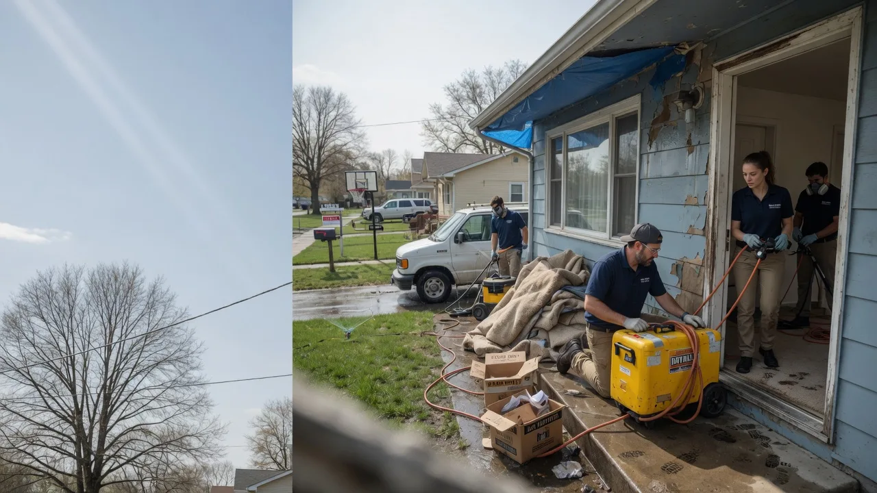 Basement Flood Cleanup in Delavan, IL near me